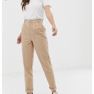 Asos design high waist chino pants